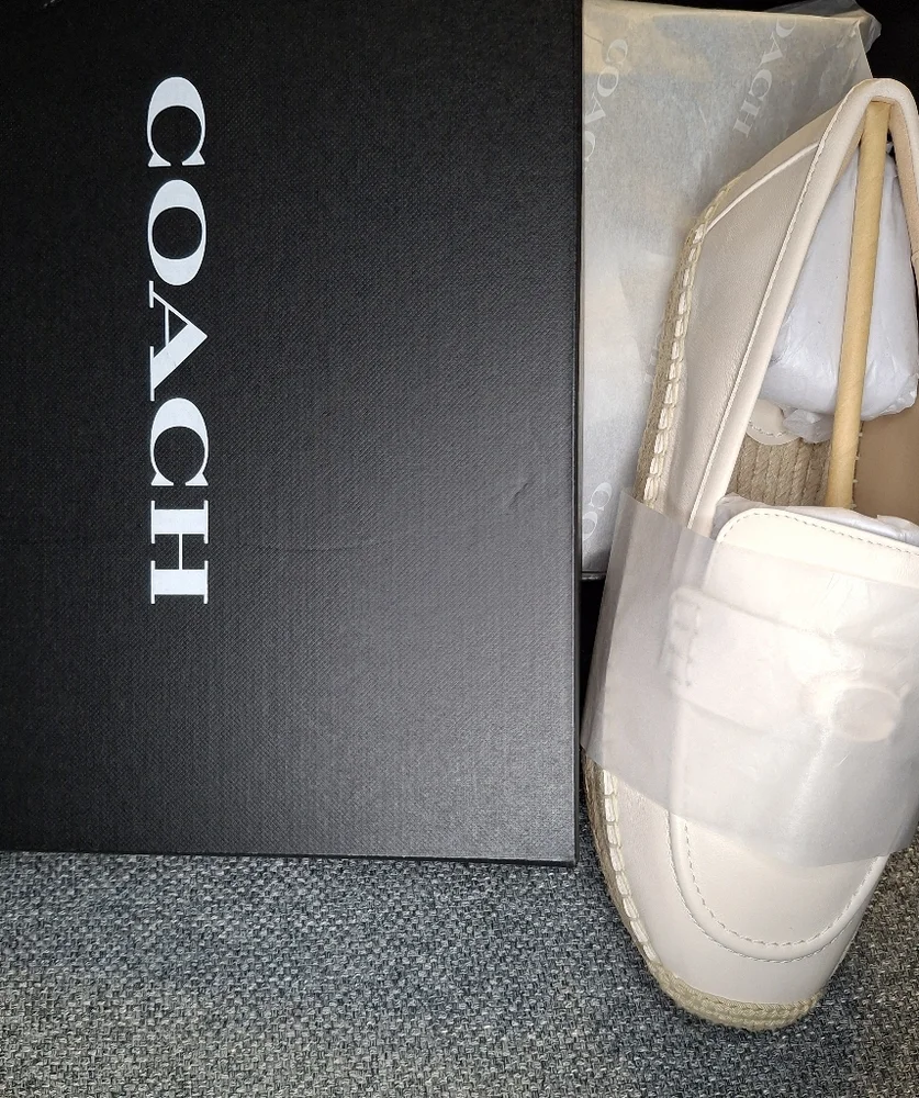 Coach White Espadrilles - Picture 1 of 2